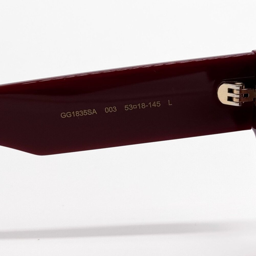 NEW GUCCI GG1835SA 003 WOMEN RED SUNGLASSES GUCCI - Picture 8 of 10